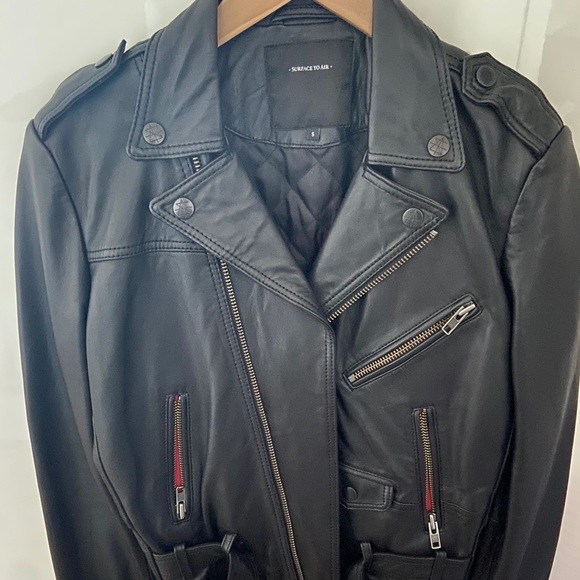 Surface to Air Jackets & Blazers - AUTHENTIC surface to air Leather Jacket